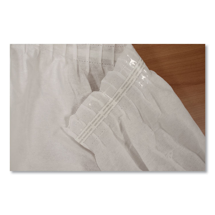 Table Set Linen-Like Table Skirting, Polyester, 29" X 14 Ft, White 5