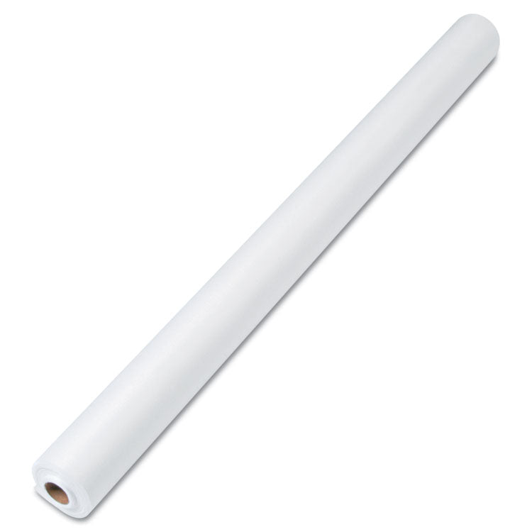 Linen-Soft Non-Woven Polyester Banquet Roll, Cut-To-Fit, 40" X 50 Ft, White 1