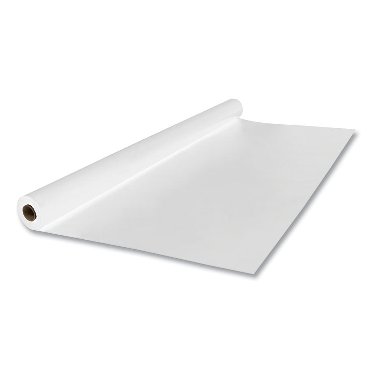 Linen-Soft Non-Woven Polyester Banquet Roll, Cut-To-Fit, 40" X 50 Ft, White 2