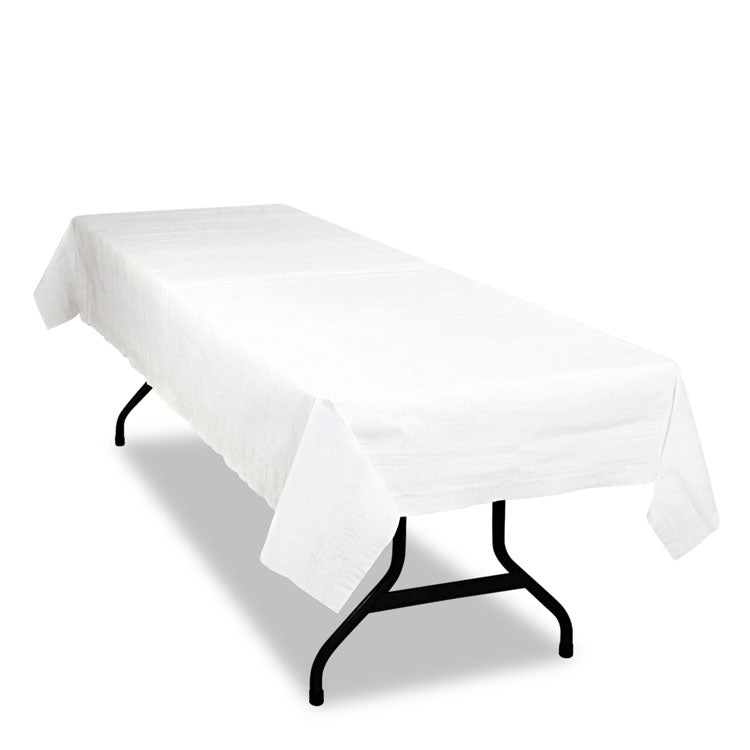 Table Set Poly Tissue Table Cover, 54" X 108", White, 6/pack 1