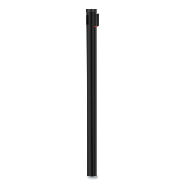 Adjusta-Tape Crowd Control Posts Only, Steel, 40" High, Black, 2/box 1