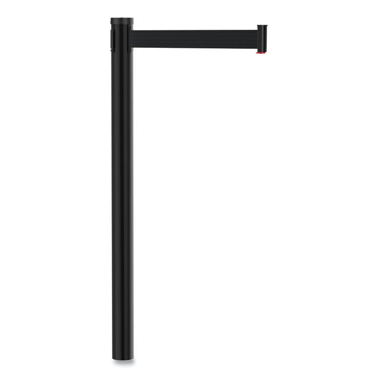 Adjusta-Tape Crowd Control Posts Only, Steel, 40" High, Black, 2/box 5