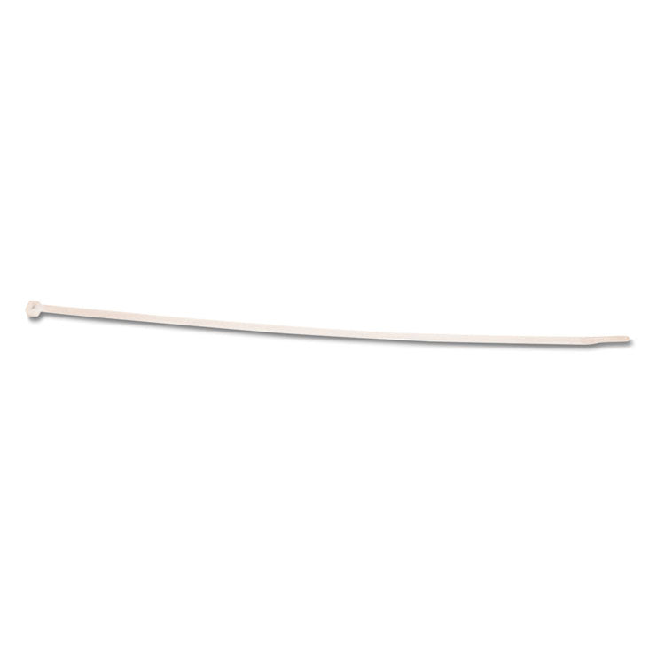 Nylon Cable Ties, 8 X 0.19, 50 Lb, Natural, 1,000/pack 1