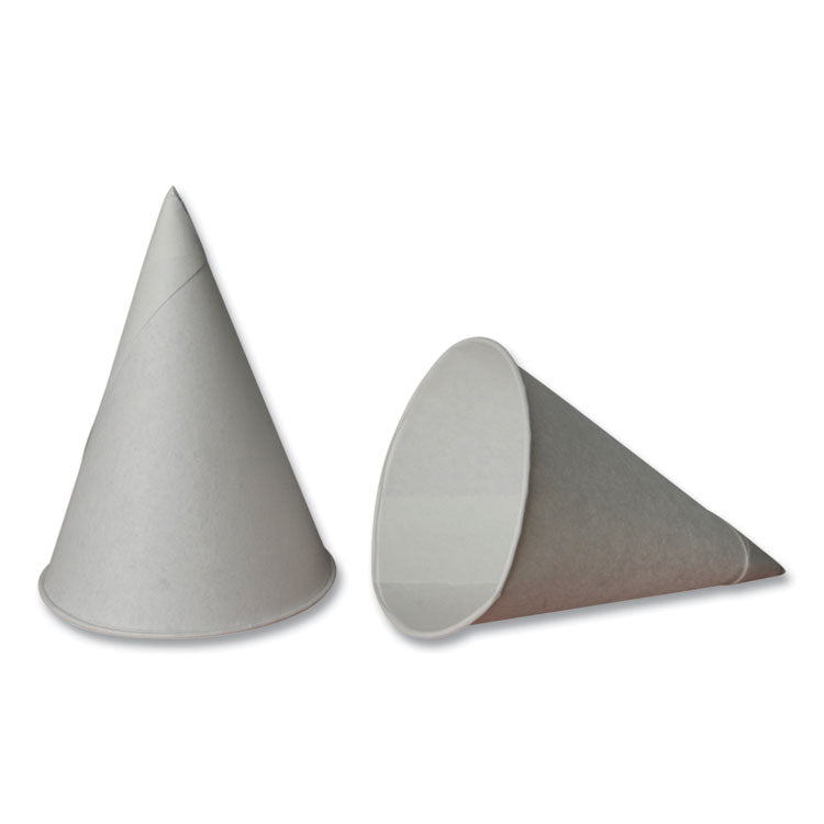 Cone Cups, 4.5 oz, White, 5,000/Carton 1