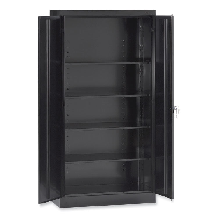 72" High Standard Cabinet (Unassembled), 36w x 18d x 72h, Black 2