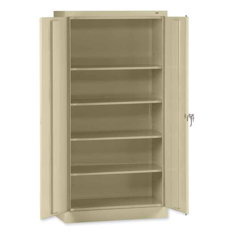 72" High Standard Cabinet (Unassembled), 36w x 18d x 72h, Putty 2