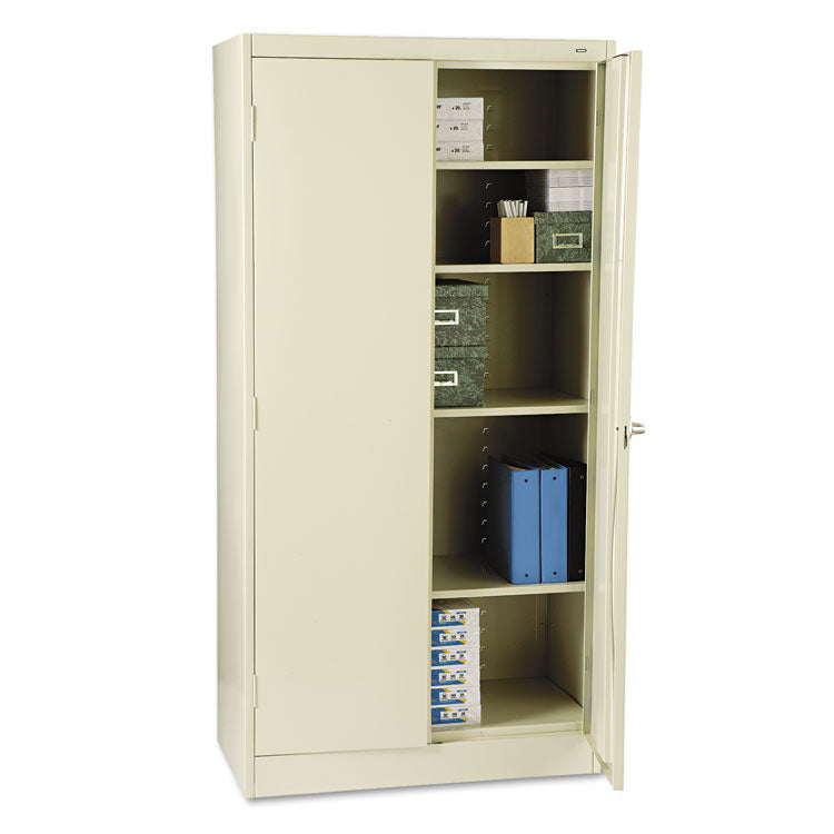 72" High Standard Cabinet (Unassembled), 36w x 18d x 72h, Putty 1