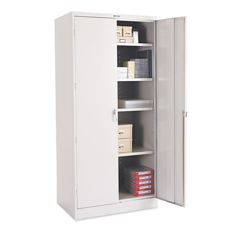 78" High Deluxe Cabinet, 36w X 24d X 78h, Light Gray 1