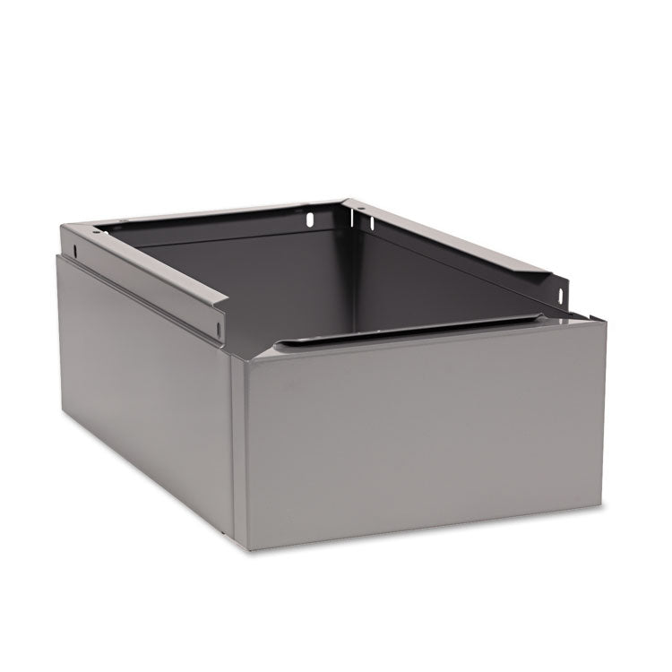 Optional Locker Base, 12w X 18d X 6h, Medium Gray 1