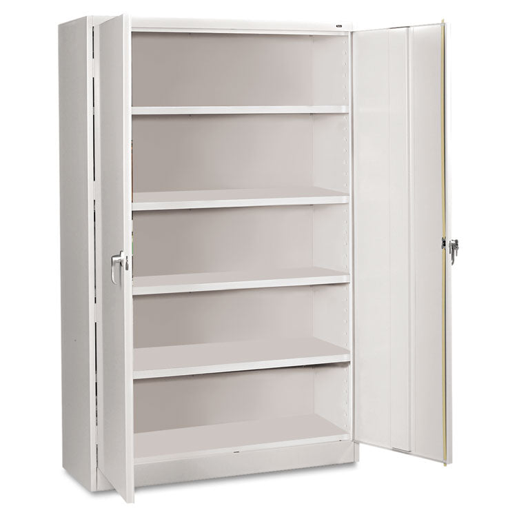 Assembled Jumbo Steel Storage Cabinet, 48w X 24d X 78h, Light Gray 2