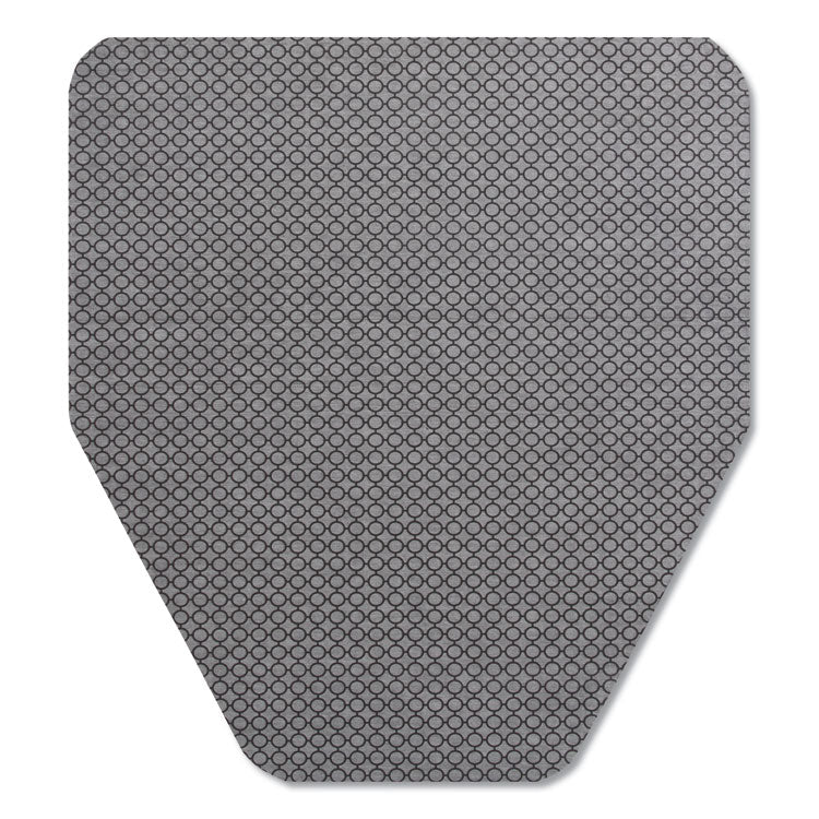 Komodo Urinal Mat, 18 X 20, Gray, 6/carton 1