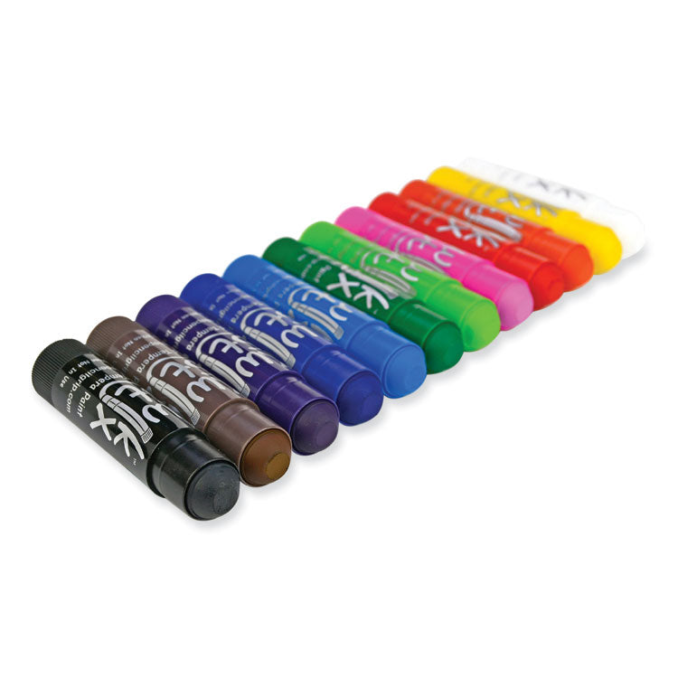 Kwik Stick Tempera Paint, 3.5", Assorted Colors, 24/Pack 2