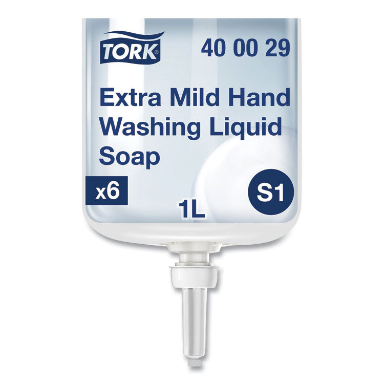 Premium Extra Mild Soap, Unscented, 1 L Refill, 6/Carton 1