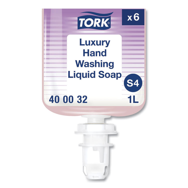 Luxury Liquid Soap, Soft Rose Scent, 1L Refill, 6/Carton 1