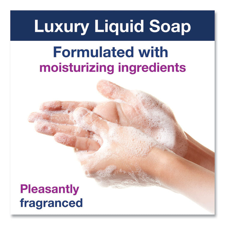 Luxury Liquid Soap, Soft Rose Scent, 1L Refill, 6/Carton 5