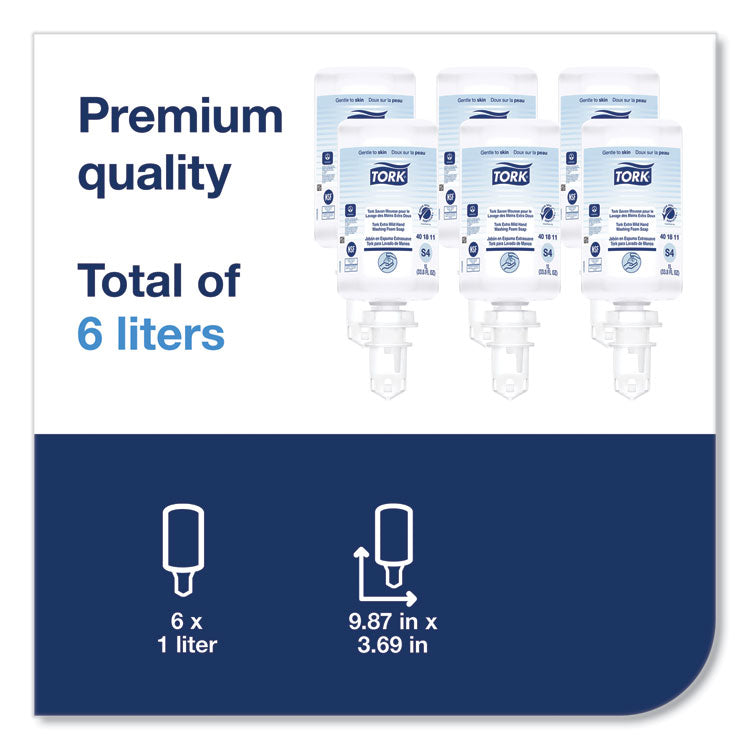 Extra Mild Foam Soap, Unscented, 1 L Refill, 6/Carton 2