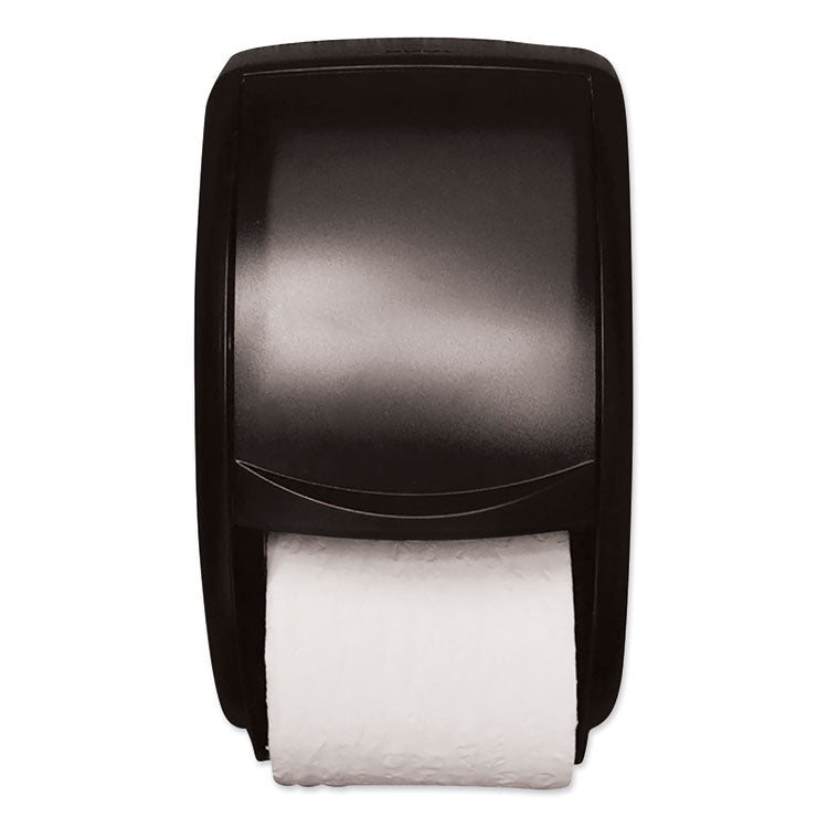 Twin Standard Roll Bath Tissue Dispenser, 7.5 x 7 x 12.75, Smoke 1