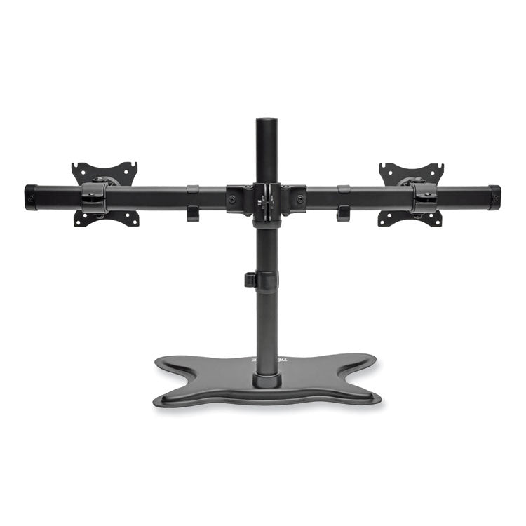 Dual Desktop Monitor Stand, For 13" To 27" Monitors, 31.69" X 10" X 18.11", Black, Supports 26 Lb 1