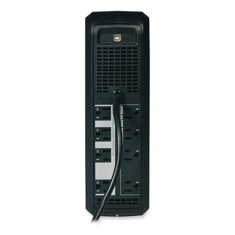 OmniSmart LCD Line-Interactive UPS Tower, 8 Outlets, 900 VA, 870 J 1