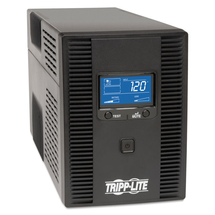 SmartPro LCD Line-Interactive UPS AVR Tower, 10 Outlets, 1,500 VA, 650 J 3