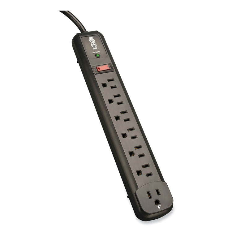 Protect It! Surge Protector, 7 AC Outlets, 4 ft Cord, 1,080 J, Black 1