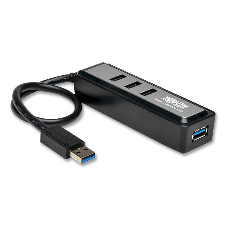 USB 3.0 SuperSpeed Hub, 4 Ports, Black 1