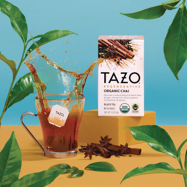 Tea Bags, Organic Chai, 16/Box, 6 Boxes/Carton 2