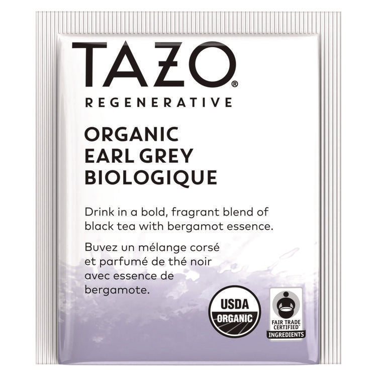 Tea Bags, Organic Earl Grey, 16/Box, 6 Boxes/Carton 2