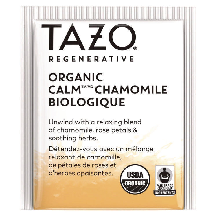 Tea Bags, Organic Calm Chamomile, 16/Box, 6 Boxes/Carton 2