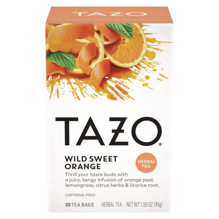 Tea Bags, Wild Sweet Orange, 20/Box, 6 Boxes/Carton 3