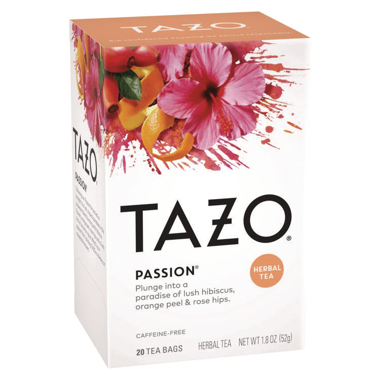 Tea Bags, Passion, 20/Box, 6 Boxes/Carton 1