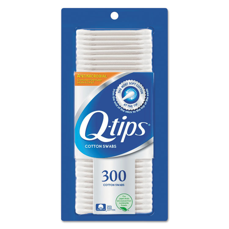 Cotton Swabs, Antibacterial, 300/pack, 12/carton 1