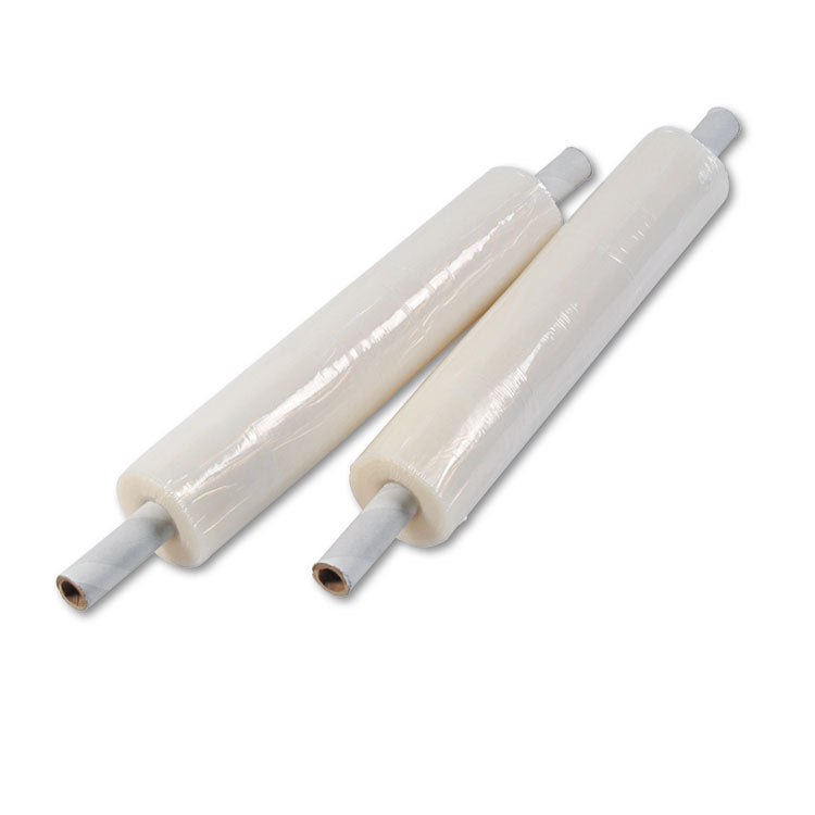 Stretch Film with Preattached Handles, 20" x 1,000 ft, 20 mic (80-Gauge), Clear, 4/Carton 1