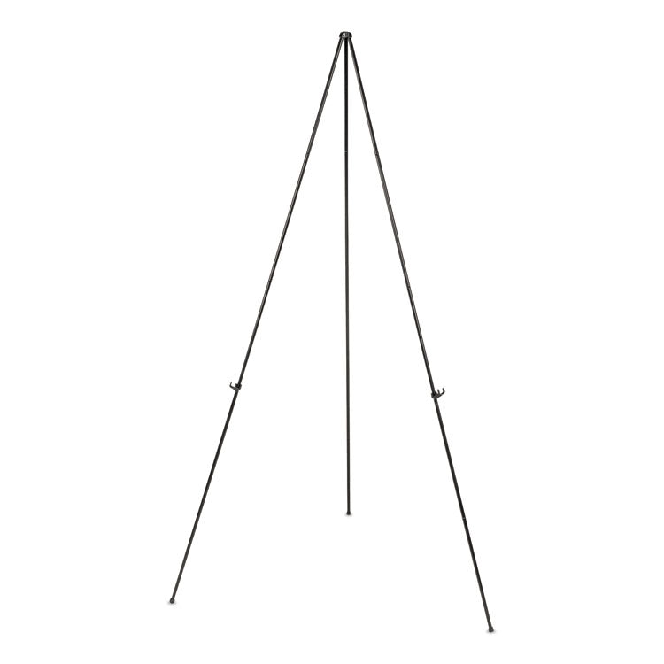 Instant Setup Foldaway Easel, Adjusts 15" To 61" High, Steel, Black 1