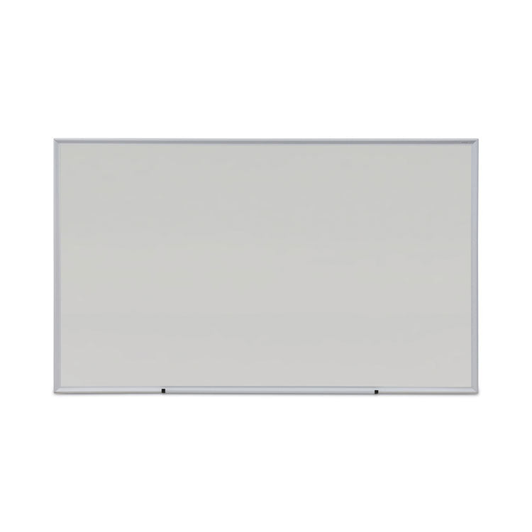 Deluxe Melamine Dry Erase Board, 60 x 36, Melamine White Surface, Silver Anodized Aluminum Frame 1