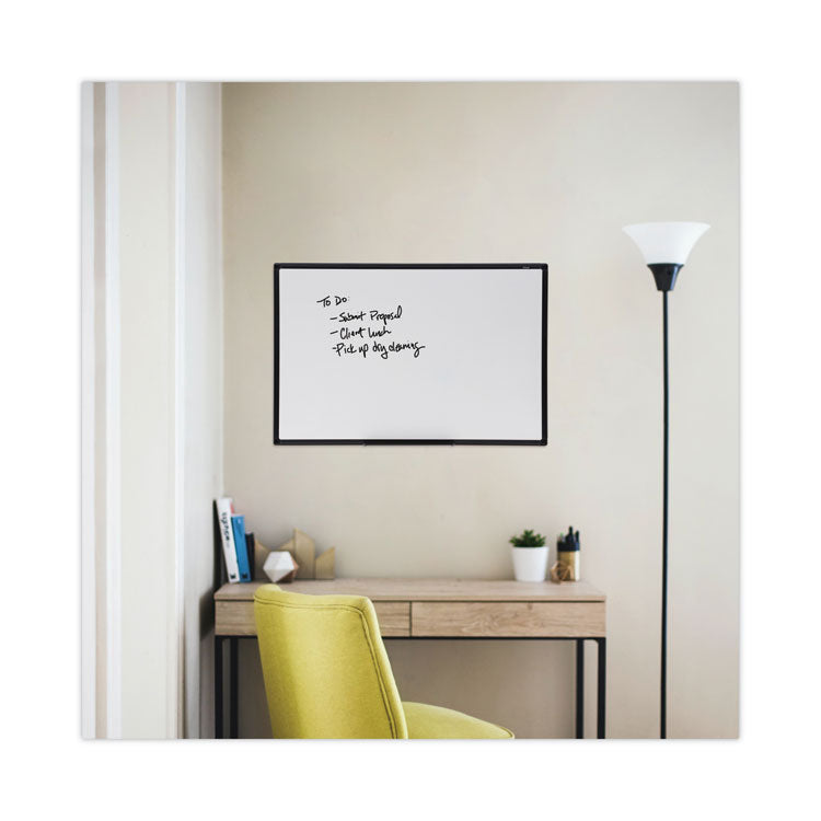 Design Series Deluxe Dry Erase Board, 36 x 24, White Surface, Black Anodized Aluminum Frame 6