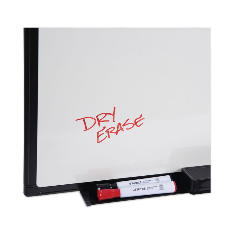 Design Series Deluxe Dry Erase Board, 36 x 24, White Surface, Black Anodized Aluminum Frame 7