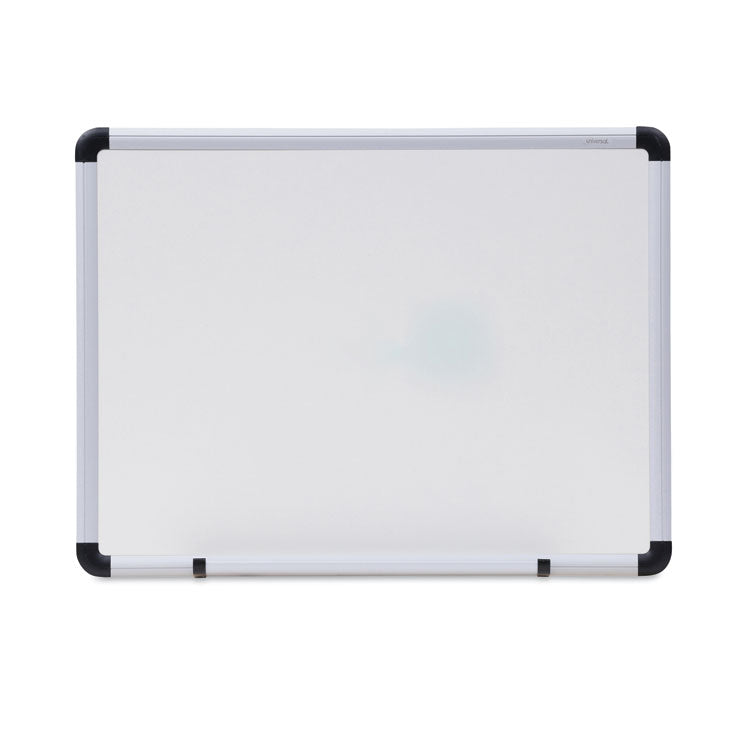 Modern Melamine Dry Erase Board with Aluminum Frame, 24 x 18, White Surface 1