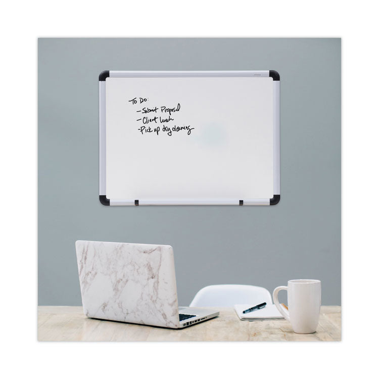 Modern Melamine Dry Erase Board with Aluminum Frame, 24 x 18, White Surface 5