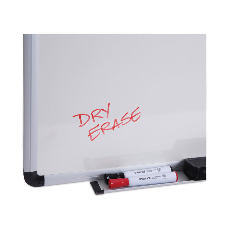 Modern Melamine Dry Erase Board with Aluminum Frame, 72 x 48, White Surface 7