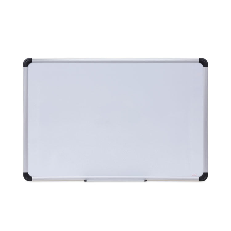 Magnetic Steel Dry Erase Marker Board, 36 x 24, White Surface, Aluminum/Plastic Frame 1