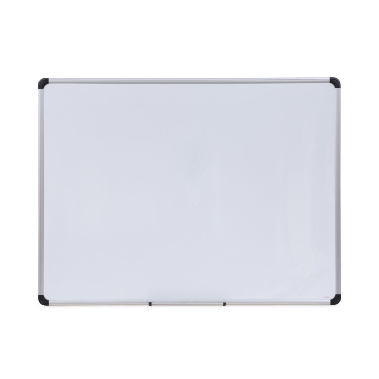 Magnetic Steel Dry Erase Marker Board, 48 x 36, White Surface, Aluminum/Plastic Frame 1