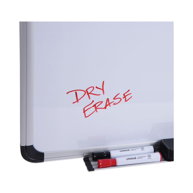 Magnetic Steel Dry Erase Marker Board, 48 x 36, White Surface, Aluminum/Plastic Frame 7