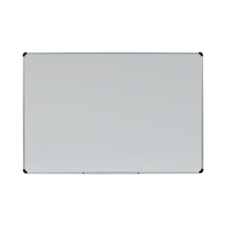 Magnetic Steel Dry Erase Marker Board, 72 x 48, White Surface, Aluminum/Plastic Frame 1