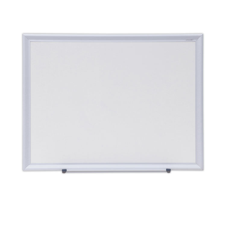 Deluxe Melamine Dry Erase Board, 24 x 18, Melamine White Surface, Silver Aluminum Frame 1