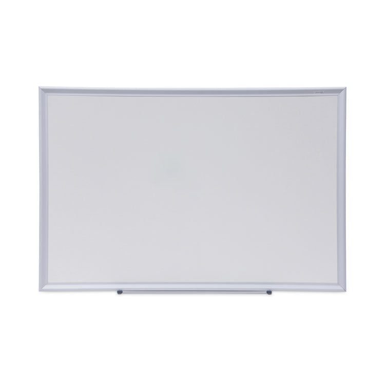 Deluxe Melamine Dry Erase Board, 36 x 24, Melamine White Surface, Silver Aluminum Frame 1