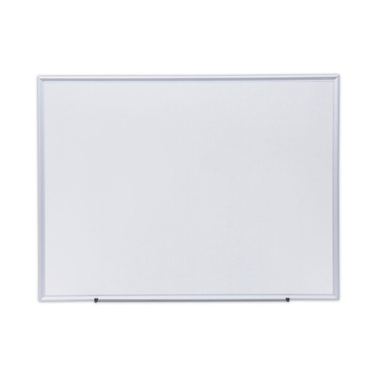 Deluxe Melamine Dry Erase Board, 48 x 36, Melamine White Surface, Silver Aluminum Frame 1