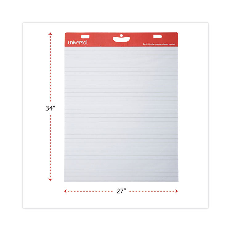 Renewable Resource Sugarcane Based Easel Pads, Presentation Format (1" Rule), 27 x 34, White, 50 Sheets, 2/Carton 2