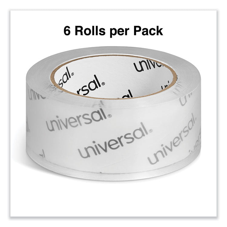 Deluxe General-Purpose Acrylic Box Sealing Tape, 1.7 mil, 3" Core, 1.88" x 109 yds, Clear, 6/Pack 4