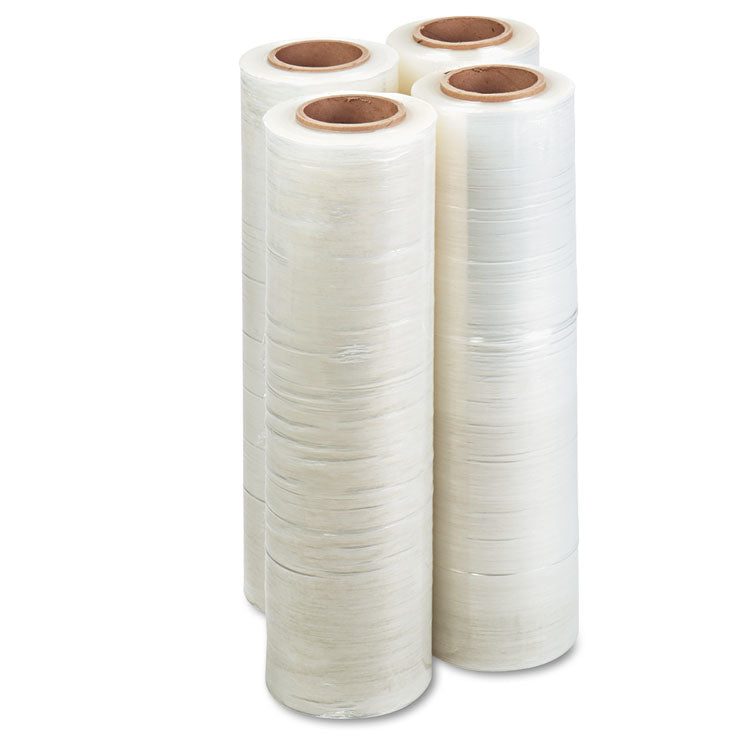 High-Performance Handwrap Film, 18" x 1,500 ft, 12 mic (47-Gauge), Clear, 4/Carton 2